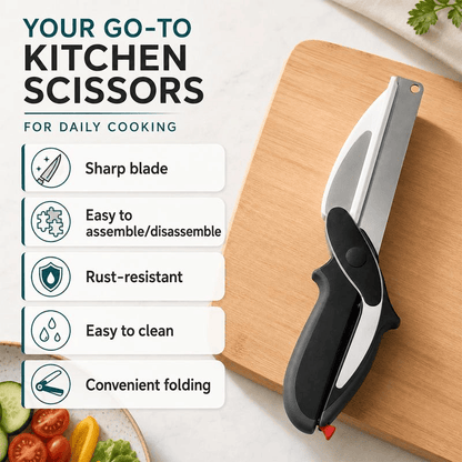 2in1 Stainless Steel Kitchen Shears