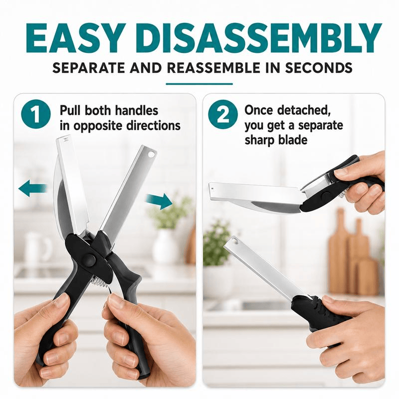 2in1 Stainless Steel Kitchen Shears