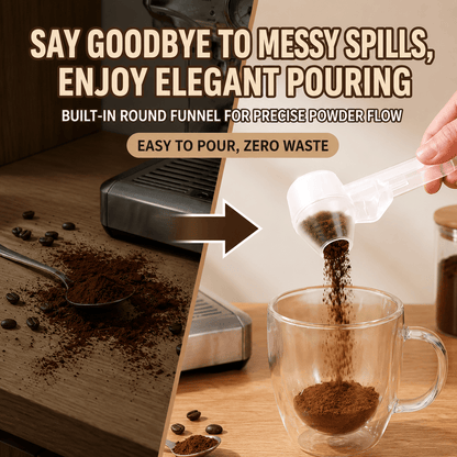Sliding Coffee Scoop with Portion Control