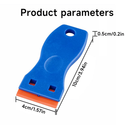 Plastic Razor Blade Scraper Kit for Stickers and Residue Removal