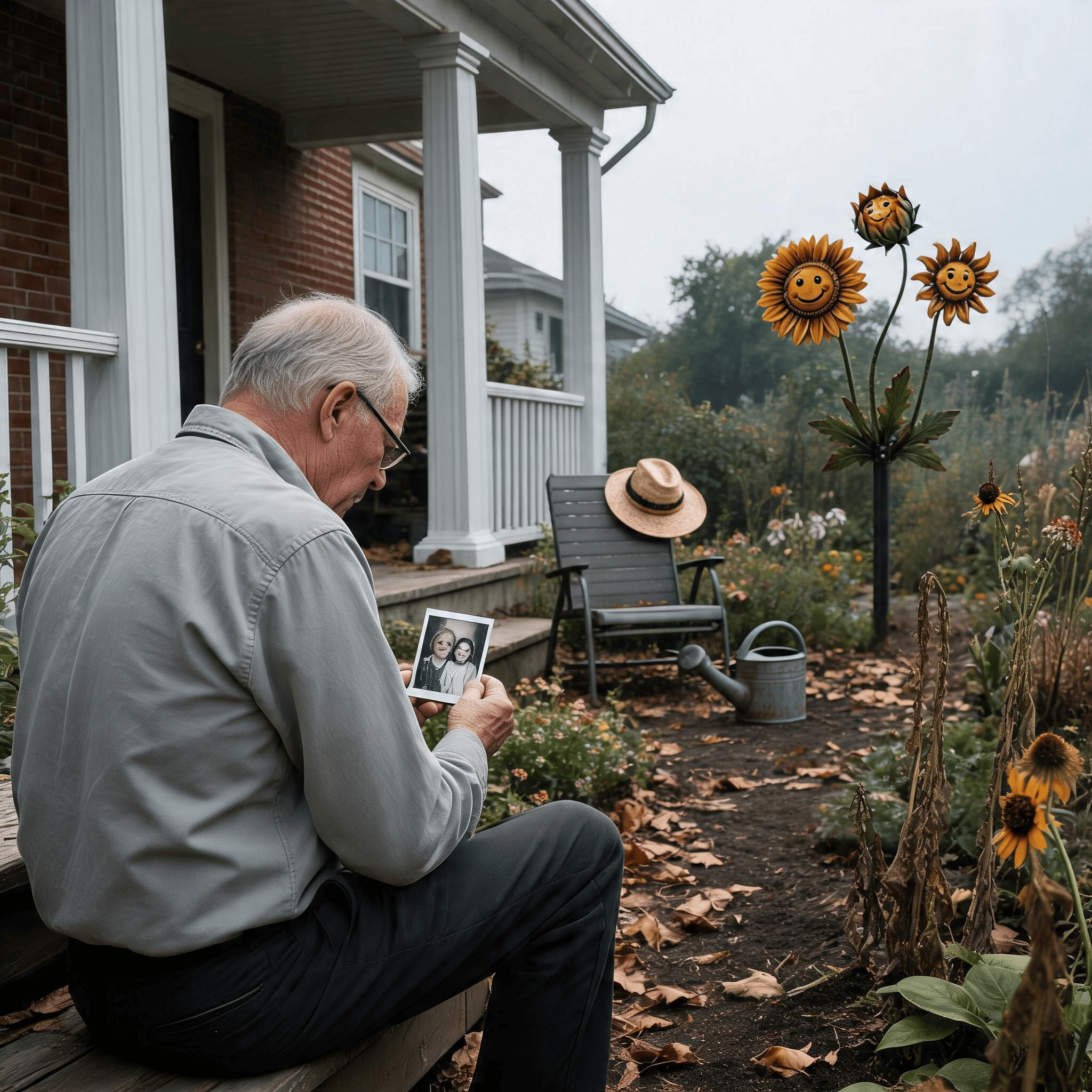 Handcrafted Garden Character Stakes