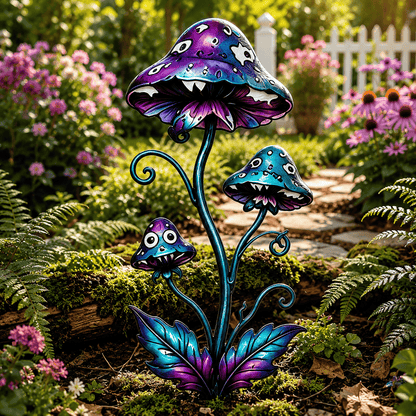 Handcrafted Garden Character Stakes