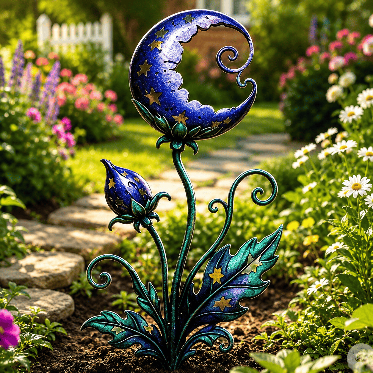 Handcrafted Garden Character Stakes