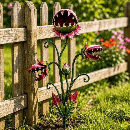 Handcrafted Garden Character Stakes