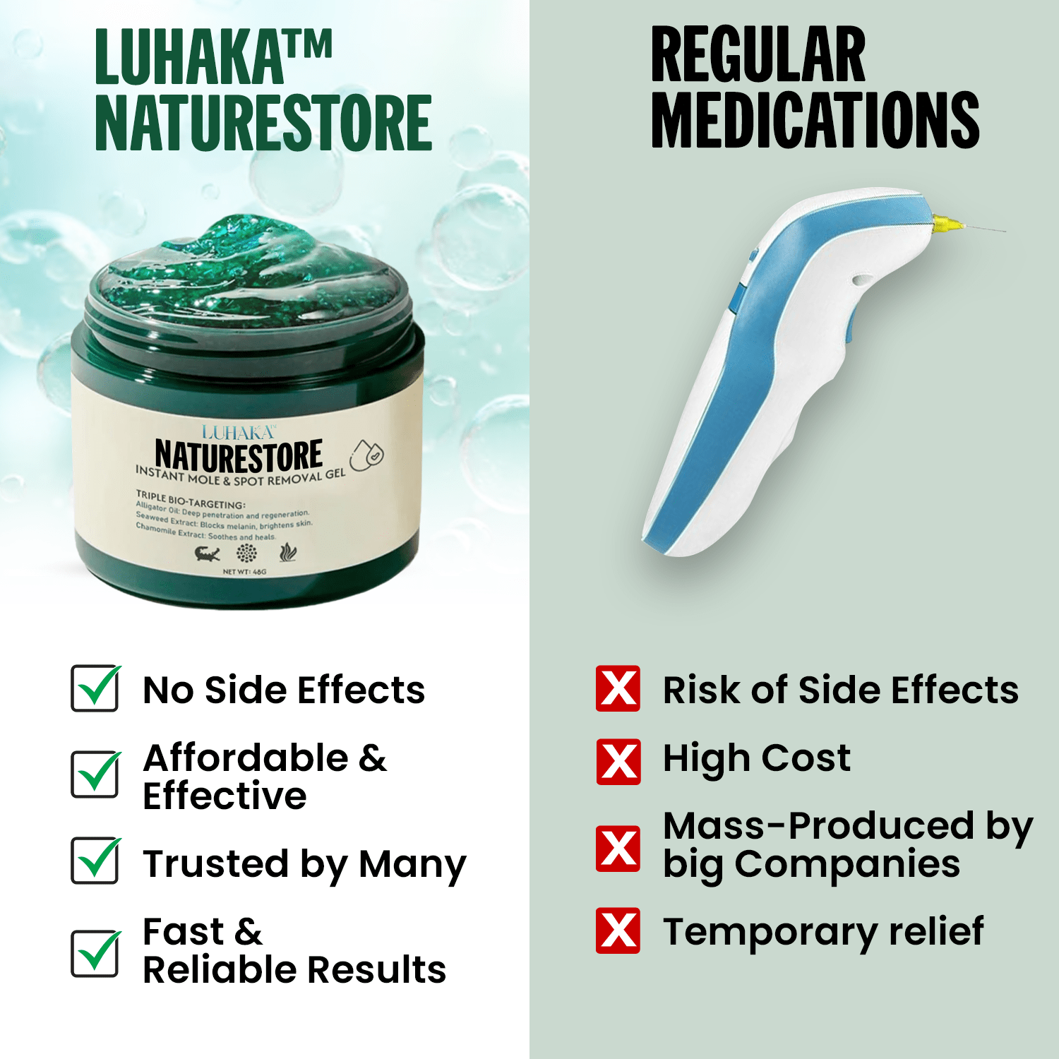 ✅ Official Store: Luhaka™ NATURESTORE Instant Mole & Spot Gel