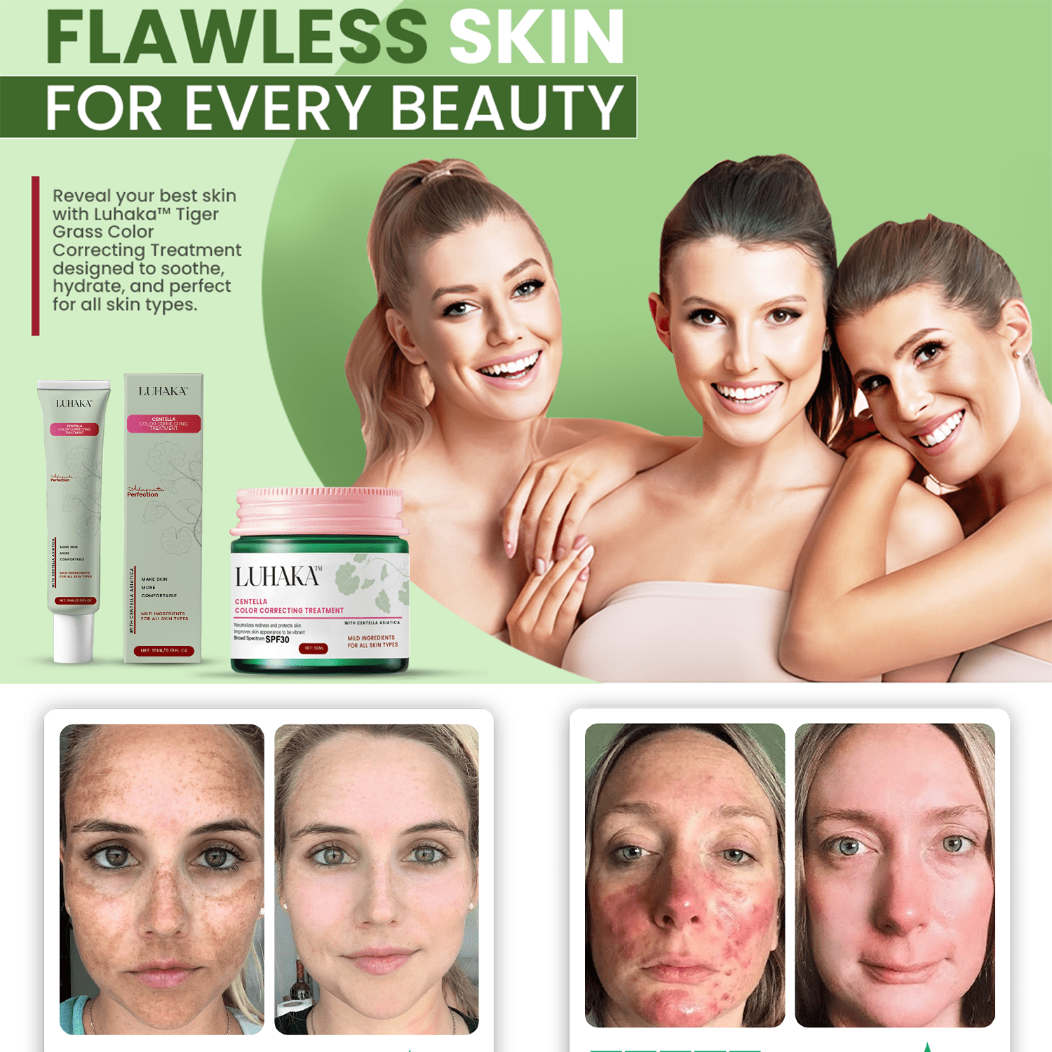Luhaka™ Centella Color Correcting Treatment
