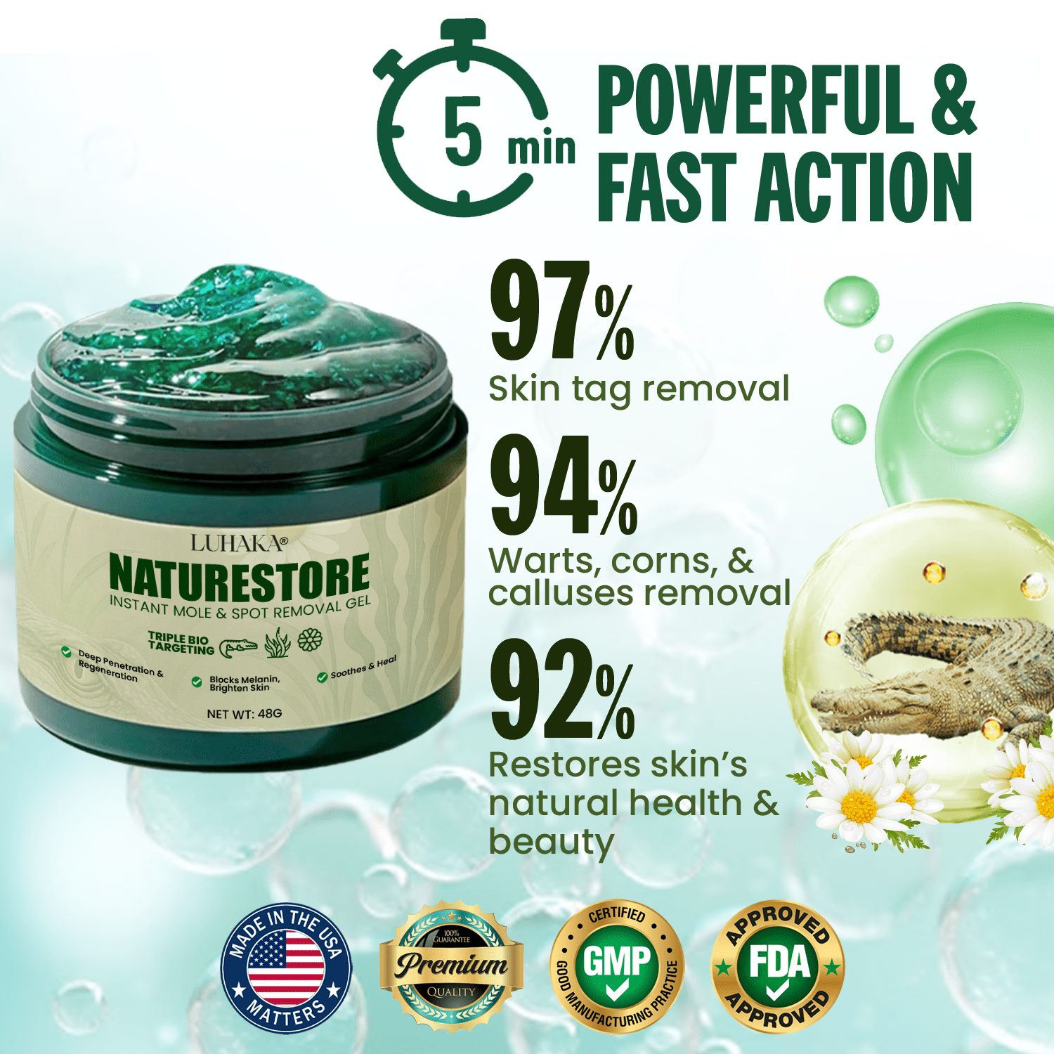 Luhaka® NATURESTORE Instant Mole & Spot Gel