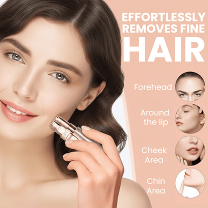 Eyebrow & Facial Trimmer: 2 in1 Rechargeable Facial Hair Removal & Eyebrow Shaver 6