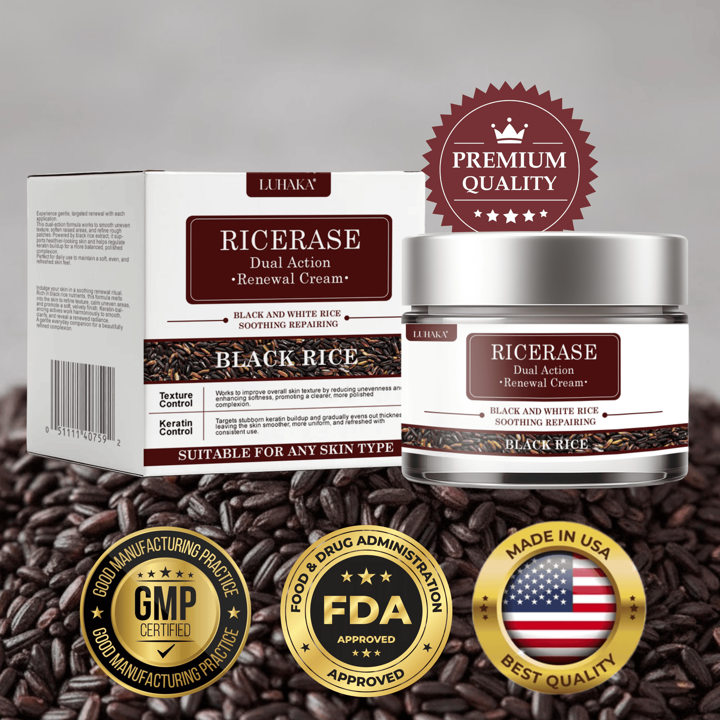 Luhaka® Ricerase Dual-Action Renewal Cream ACE 1