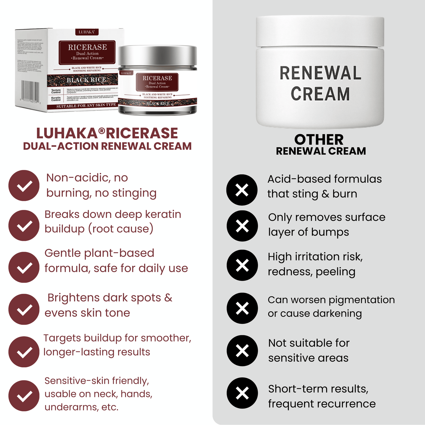 Luhaka® Ricerase Dual-Action Renewal Cream ACE 1