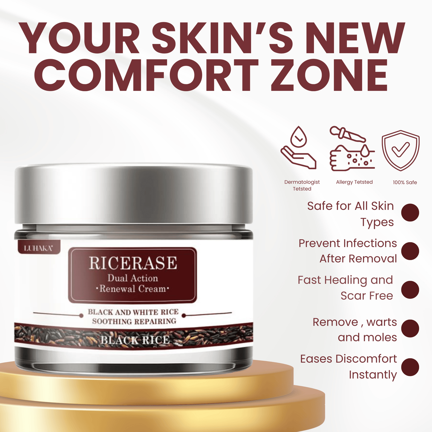 Luhaka® Ricerase Dual-Action Renewal Cream ACE 1