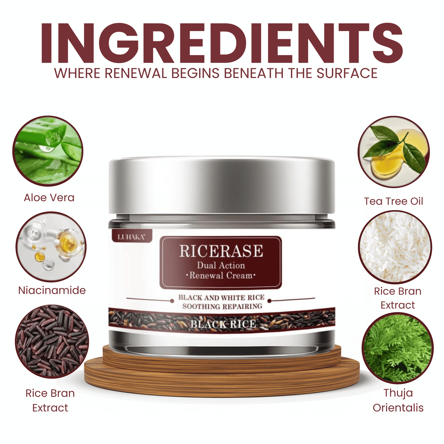 Luhaka® Ricerase Dual-Action Renewal Cream ACE 1