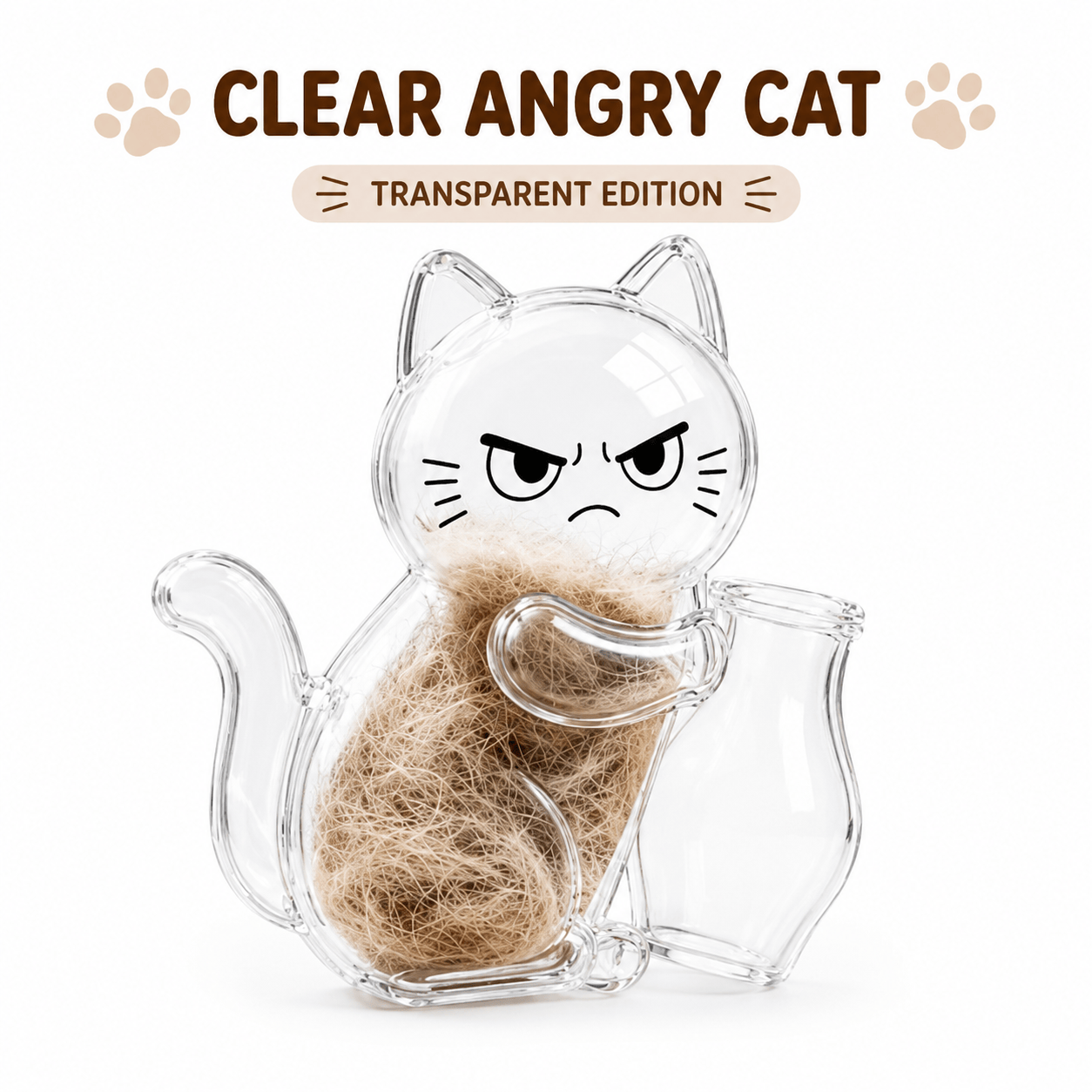 😾 Clear Angry Cat