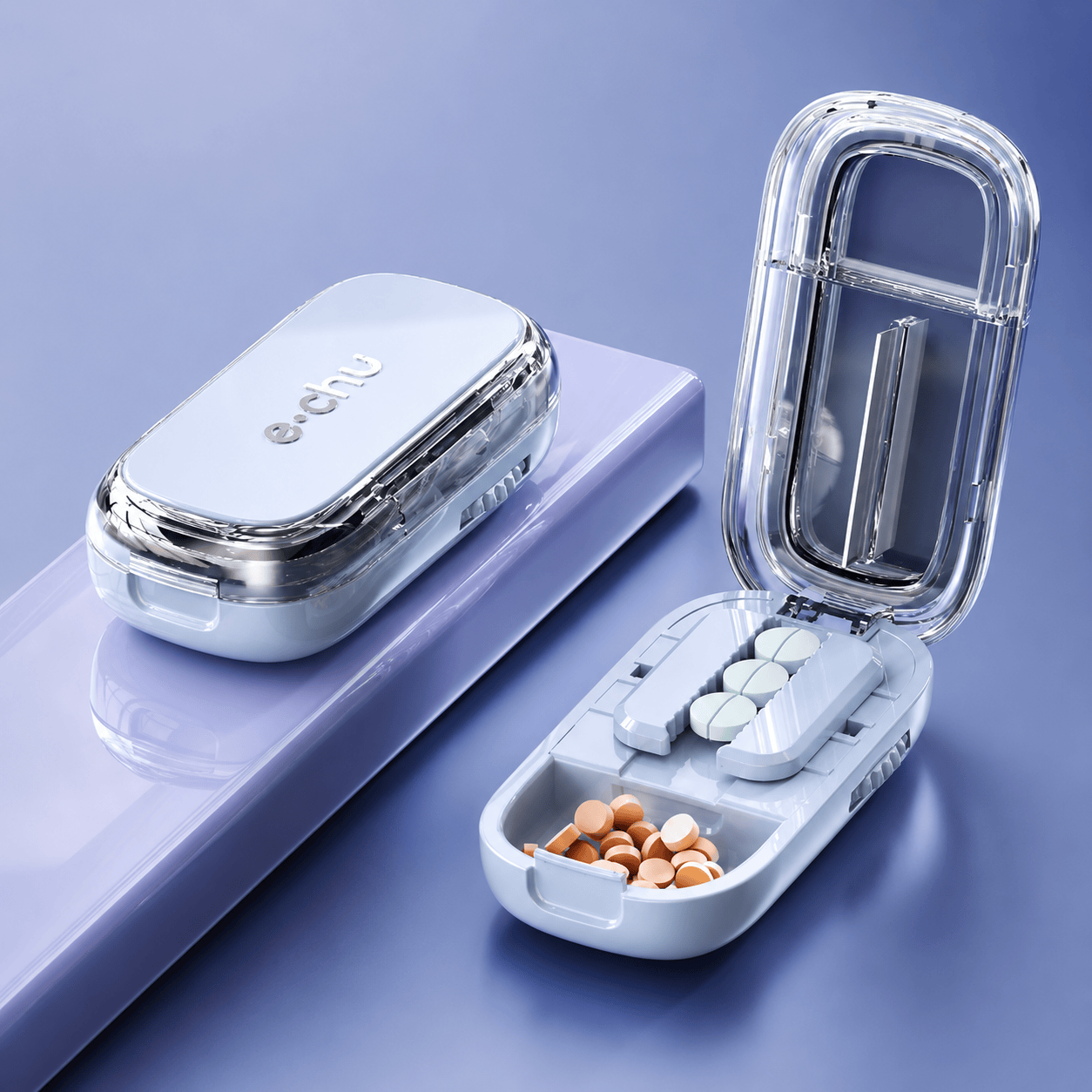 Blue | 1/2 Pill Cutter