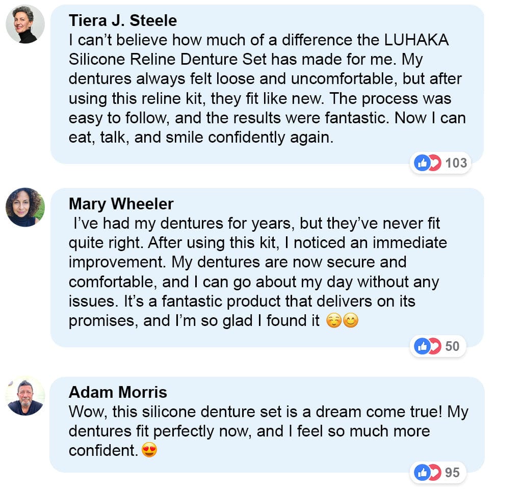 Mega Sale LUHAKA™ Silicone Reline Denture Set 30 fb2