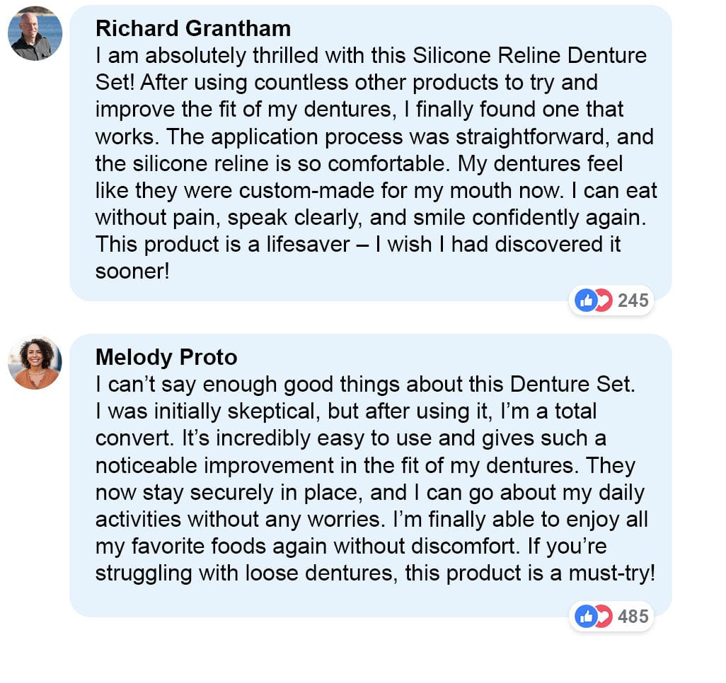 Mega Sale LUHAKA™ Silicone Reline Denture Set 29 fb3