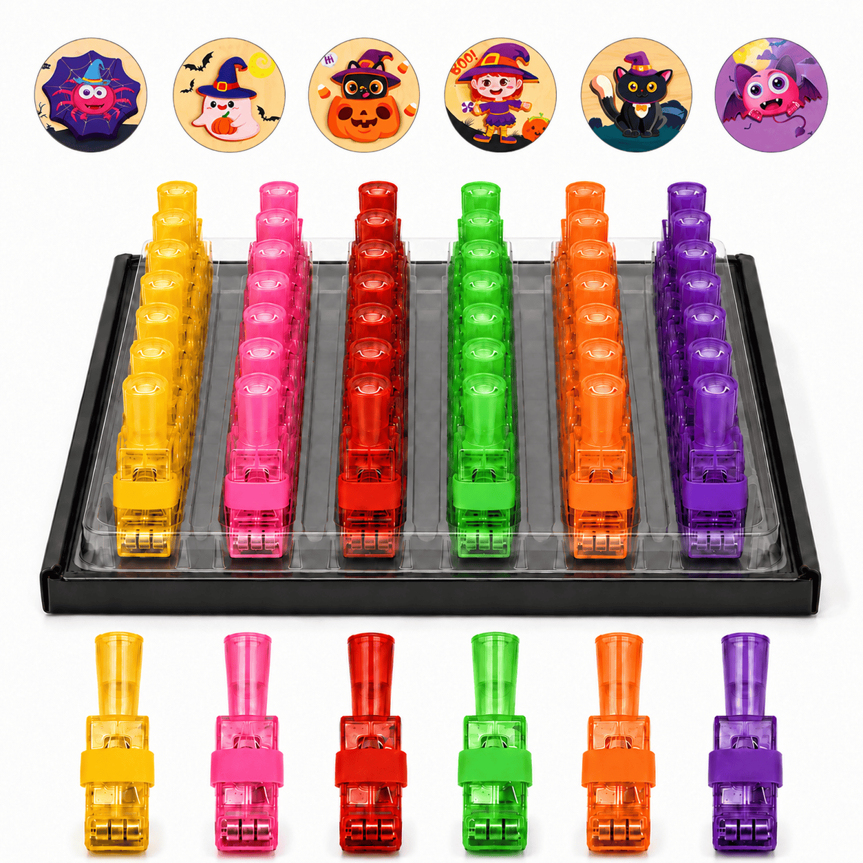 Halloween Finger Projector Lights - 36 Pcs - D