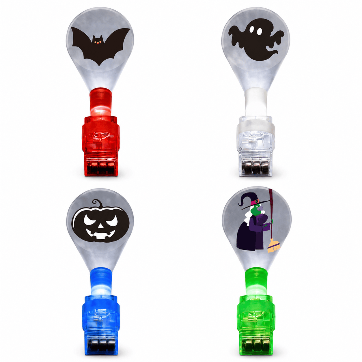 Halloween Finger Projector Lights - 4 Pcs - A