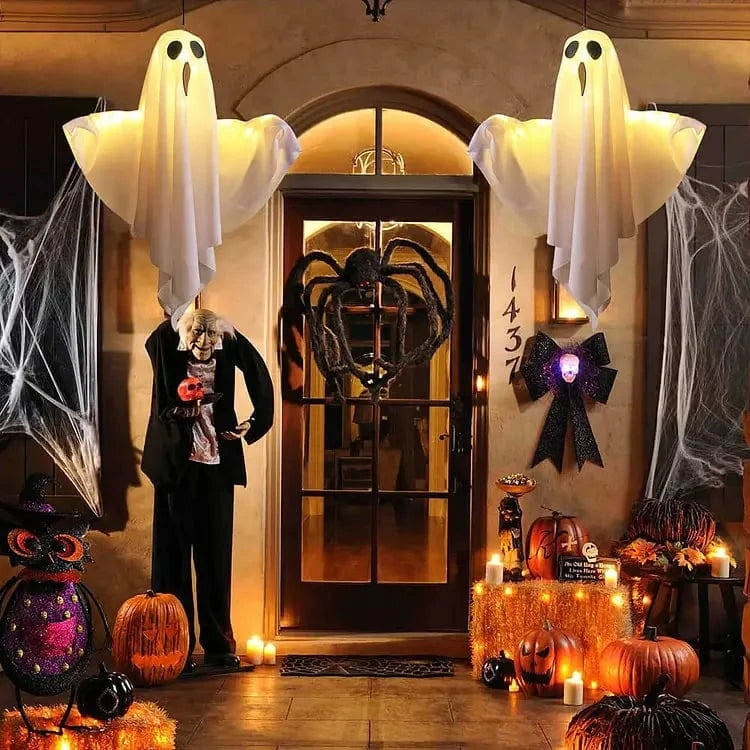 Billhol® Halloween Glowing Ghost Chandelier