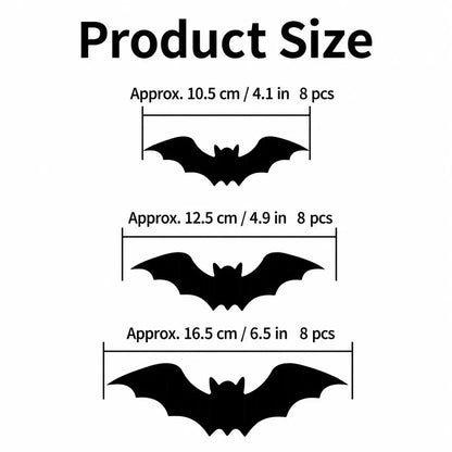 🦇Halloween 3D LED Bat Light Decorations