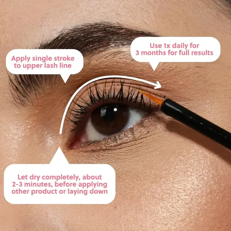 FORCHISS Eyelash Enhancing Serum with Powerful Peptides & Plant Botanicals for Thinning Lashes 3ML Makeup Cosmetic