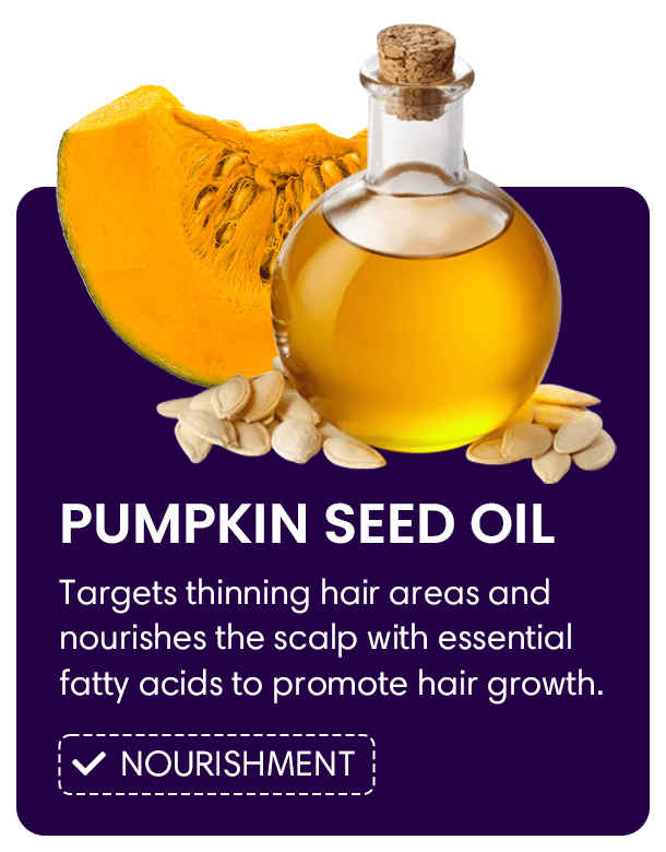 Luhaka™ FollicaMax 25,000 MCG Hair Growth Support 28 ingredient 4 pumpkin