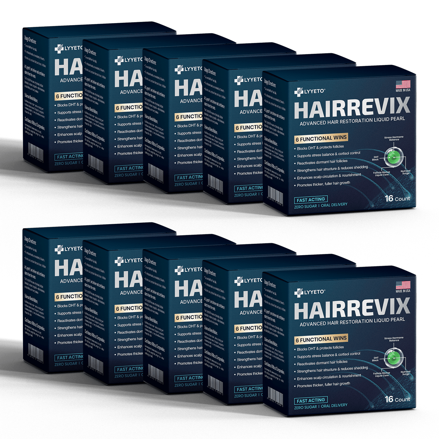 Lyyeto® HairRevix Advanced Hair Restoration Liquid Pearl ACE 2