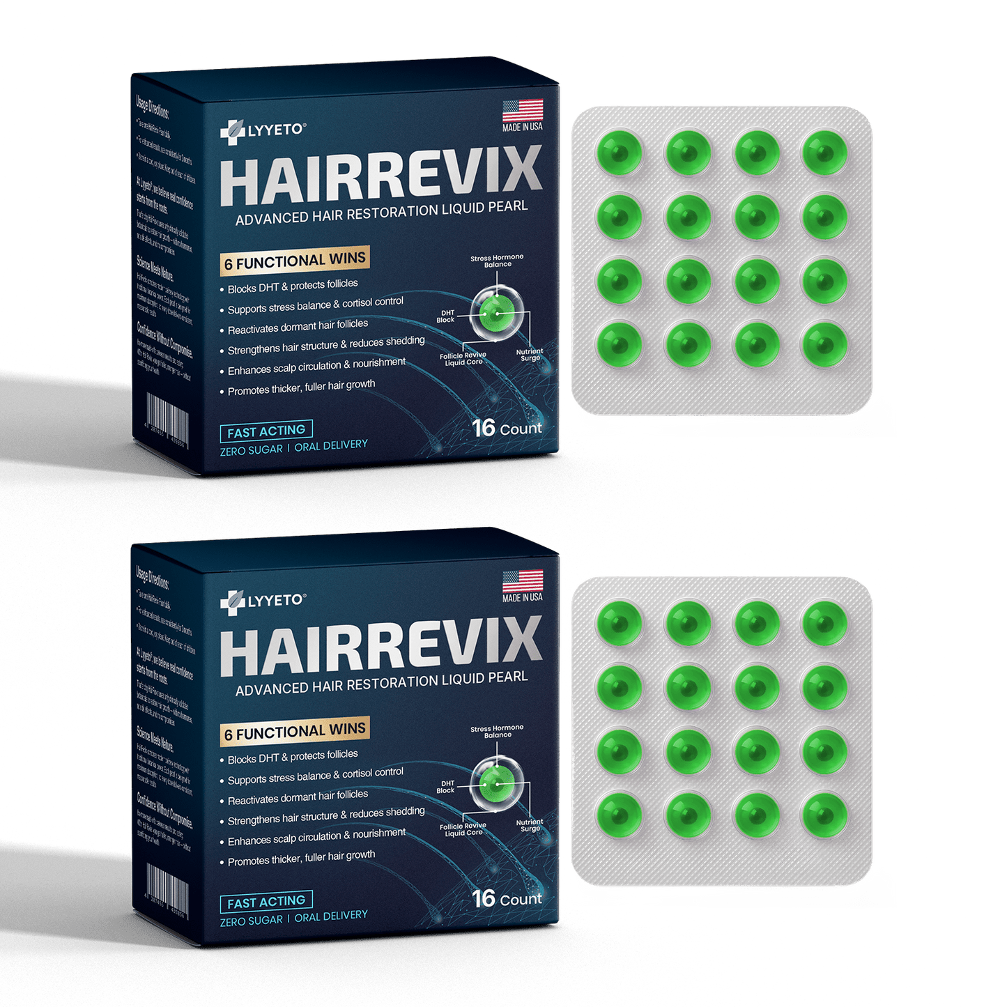 Lyyeto® HairRevix Advanced Hair Restoration Liquid Pearl ACE 2