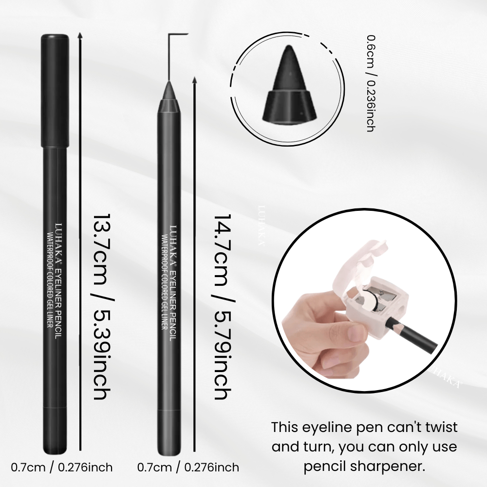 Luhaka® Eyeliner Pencil Waterproof Colored Gel Liners