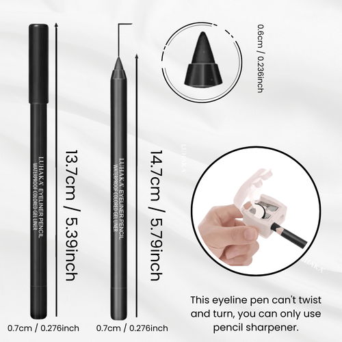 Luhaka® Eyeliner Pencil Waterproof Colored Gel Liners