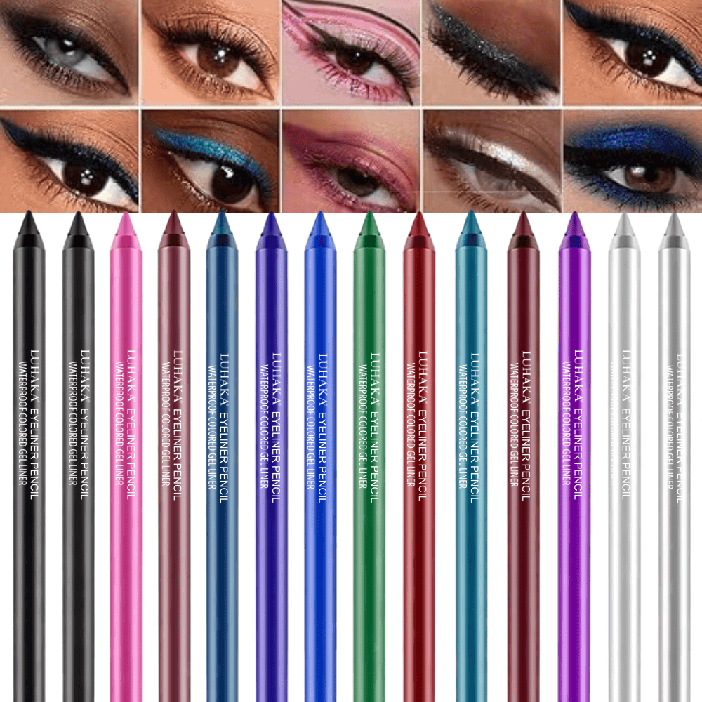 Luhaka® Eyeliner Pencil Waterproof Colored Gel Liners