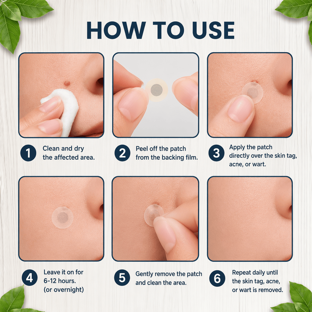 🌟 Luhaka® 2-in-1 Microneedle & Hydrocolloid Patch 🌿 A Dual-Action Solution for Face & Body Care—Helps Improve the Look of Moles, Acne, Flat Warts, Skin Tags, Wrinkles, Scars, and Other Common Skin Concerns ace 1