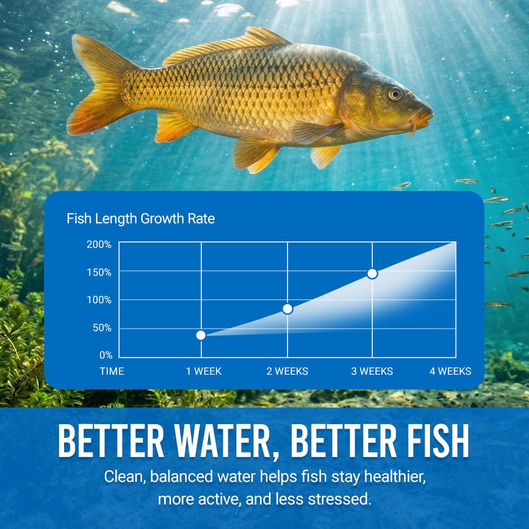 Luhaka® Pond Water Conditioner Powder | Water Clarifier & Algae Control 🐟🌊🔬