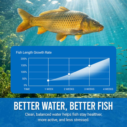 Luhaka® Pond Water Conditioner Powder | Water Clarifier & Algae Control 🐟🌊🔬