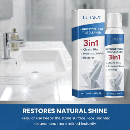 Luhaka® 3-in-1 Nanocrystalline Tile Cleaner Spray – Restores Shine, Protects & Repairs Surfaces