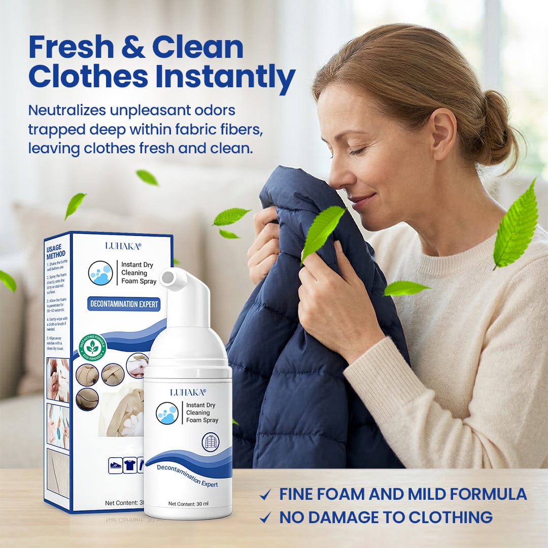 Luhaka® Instant Dry Cleaning Foam Spray