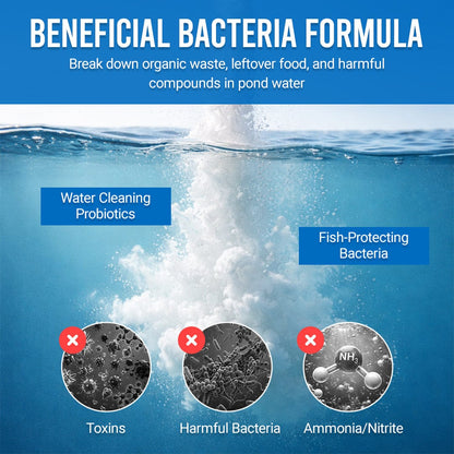 Luhaka® Pond Water Conditioner Powder | Water Clarifier & Algae Control 🐟🌊🔬
