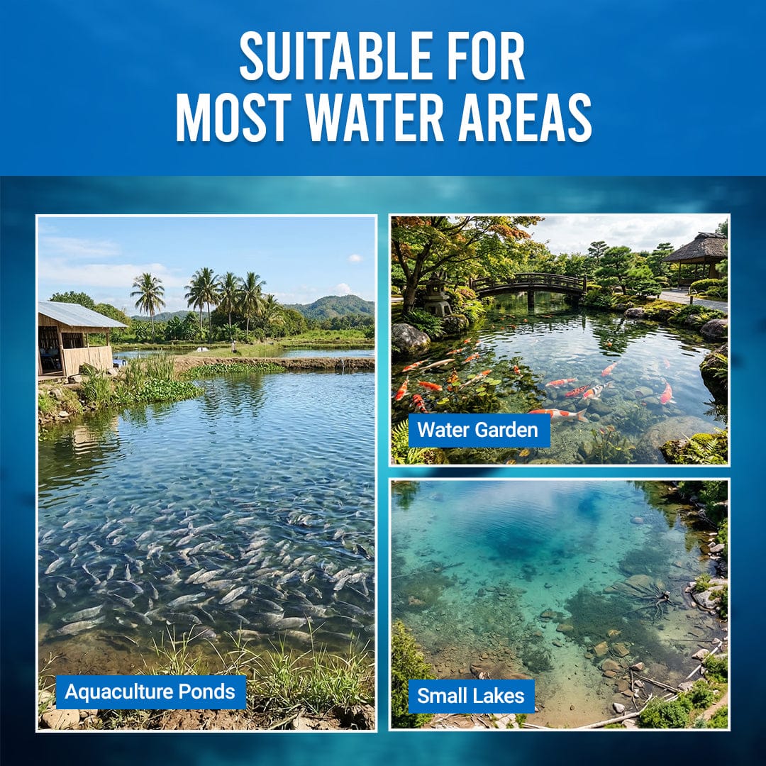 Luhaka® Pond Water Conditioner Powder | Water Clarifier & Algae Control 🐟🌊🔬