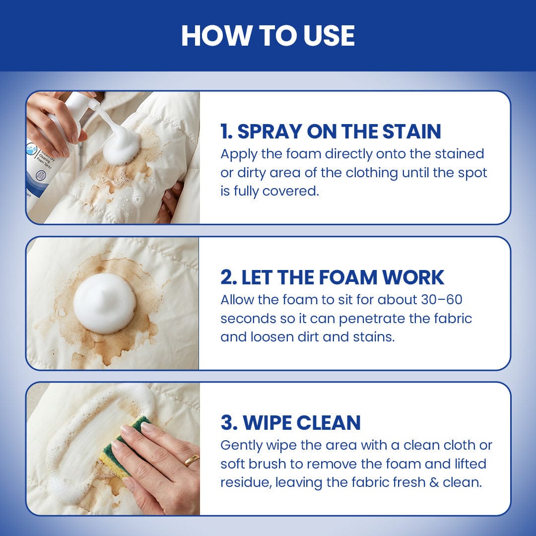 Luhaka® Instant Dry Cleaning Foam Spray