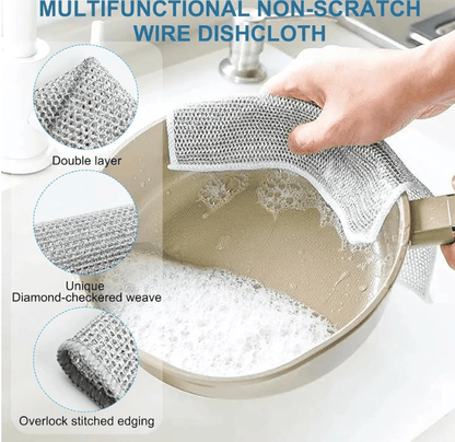 Non-scratch Wire Dishcloth