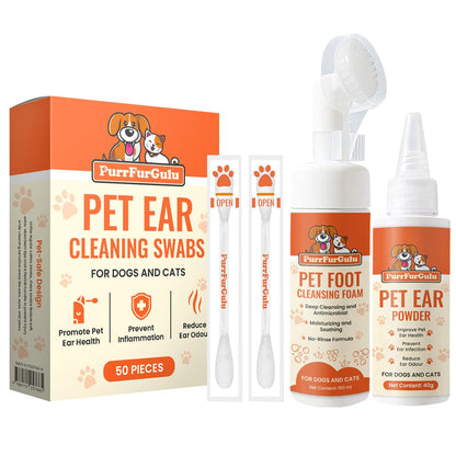 PurrFurGulu Pet Ear Cleaning Swabs 🔆1