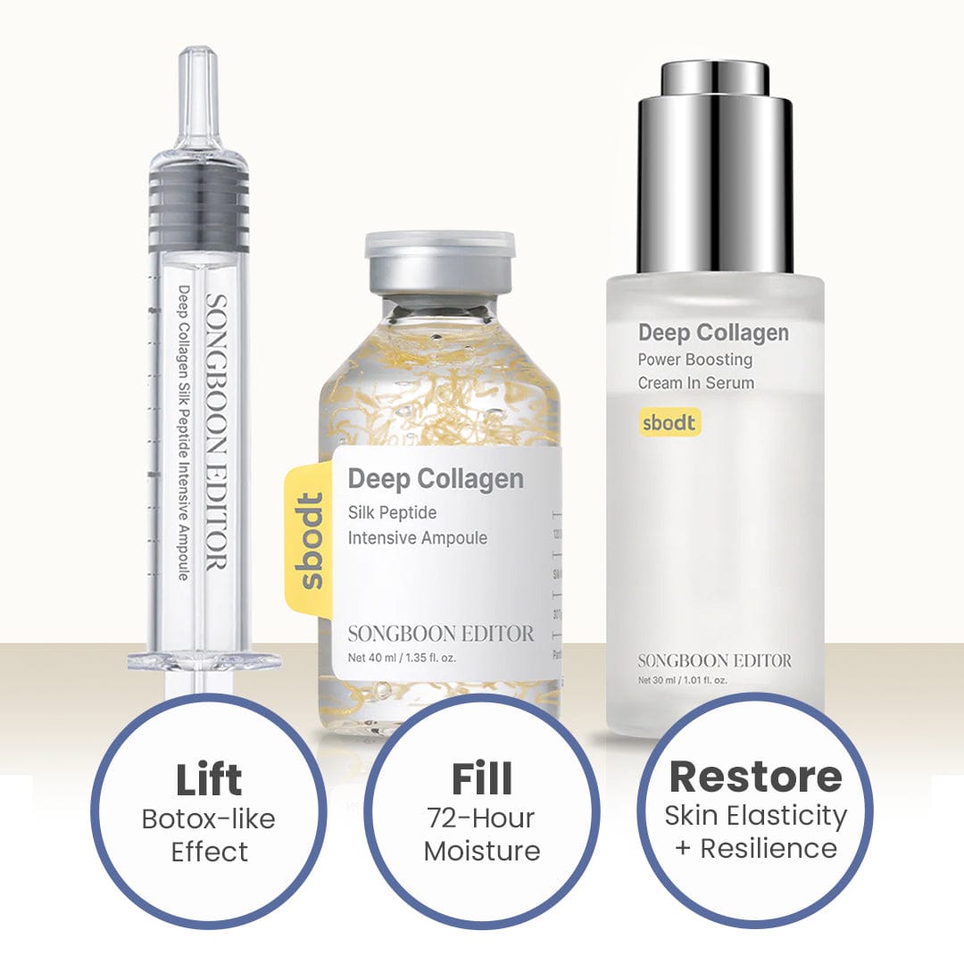 Intensive Collagen Care Set [Silk Collagen & Peptide Face-Lift Duo]