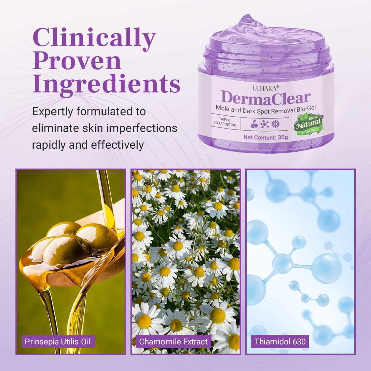 Luhaka® DermaClear Mole and Dark Spot Removal Bio-Gel💞3