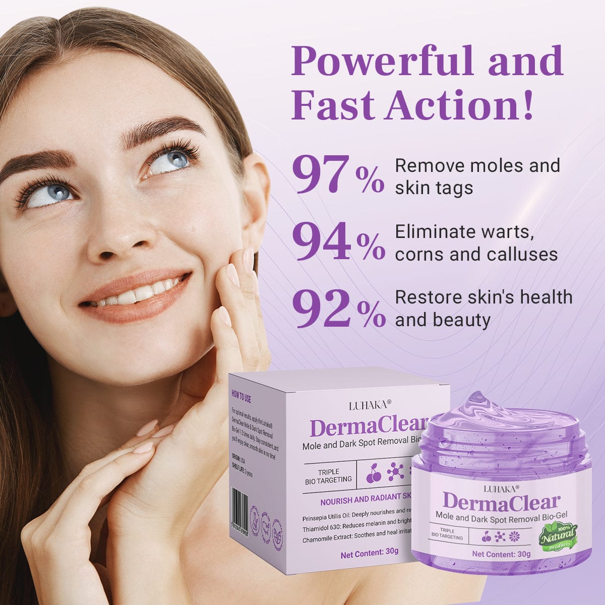 Luhaka® DermaClear Mole and Dark Spot Removal Bio-Gel💞3