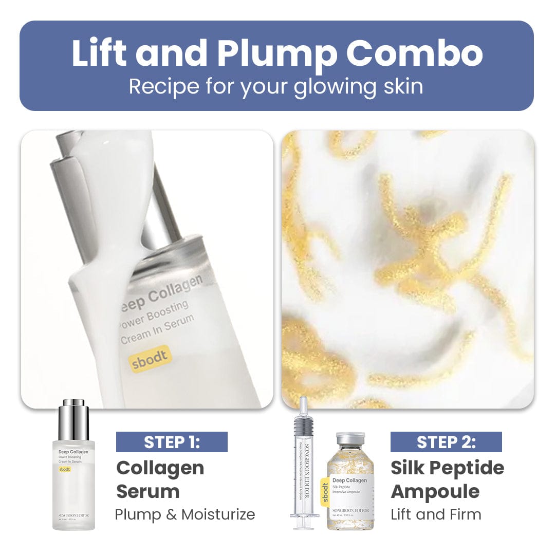 Intensive Collagen Care Set [Silk Collagen & Peptide Face-Lift Duo]