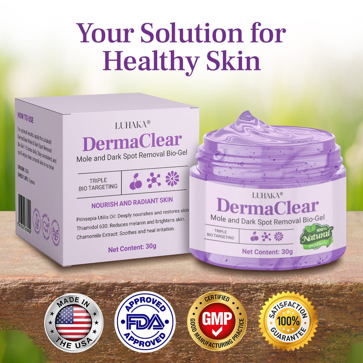 Luhaka® DermaClear Mole and Dark Spot Removal Bio-Gel💞3