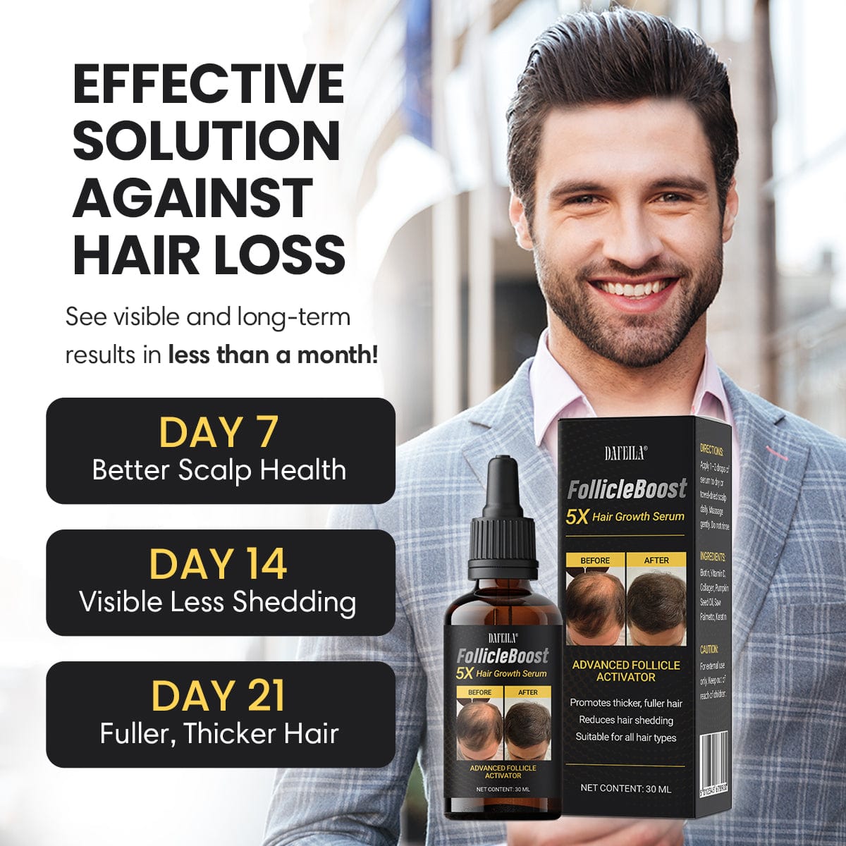 Dafeila® FollicleBoost 5X Hair Growth Serum💞3