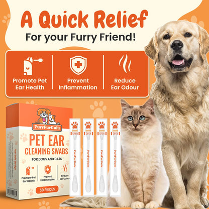 PurrFurGulu Pet Ear Cleaning Swabs 🔆1