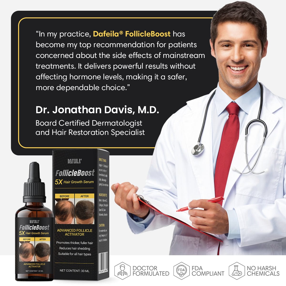 Dafeila® FollicleBoost 5X Hair Growth Serum💞3
