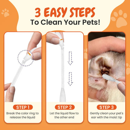 PurrFurGulu Pet Ear Cleaning Swabs 🔆1